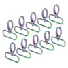 10PCS Keychain Hook 360° Rotation Fine Workmanship Alloy Materials Light