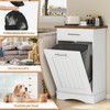 HOOBRO 10 Gallon Tilt Out Trash Cabinet, Kitchen Trash Can,Trash