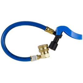 InterDynamics Certified AC Pro Car Air Conditioner R134A Refrigerant, AC Recharge Kit Includes Hose, 10 in, CERTMB134-1, Blue