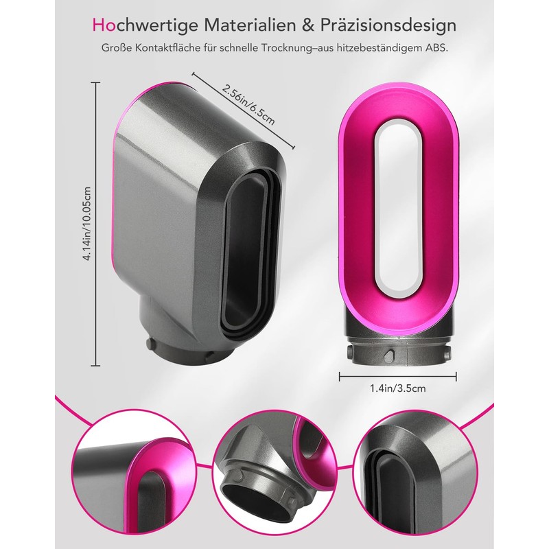 Dyson Airwrap Pre Styling Dryer Nozzle Compatible with HS01/HS05/HS08, Quick