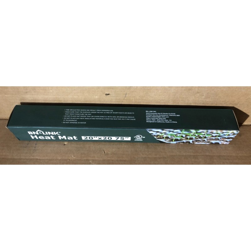 BN-LINK Seedling Heat Mat Warm Hydroponic Heating Pad 20"x20.75" For