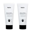 Nella 1+1 블랙앤블랙 클렌징폼 150g / 블랙헤드 딥클렌징 피지관리 1+1