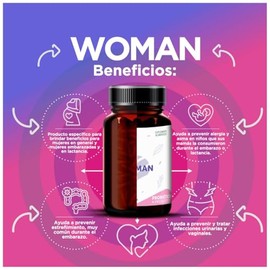 Probioticos Bioflora Woman 35 cápsulas, que contienen mezcla de 6 probioticos + Inulina orgánica de Agave como Prebiotico. En cápsula vegana ácido res