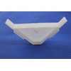 Berta (100 Pieces) 90 Degree Cabinet Triangle Bracket Plastic White