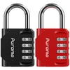 Puroma 2 Pack Combination Lock 4 Digit Locker Lock Outdoor