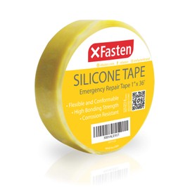 XFasten Silicone Self Fusing Tape 1-Inch x 36-Foot (Blue) Silicone Repair Tape