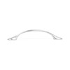 BIRDROCK HOME Decorative Oval Handle Pull - Brushed Nickel -