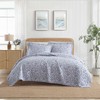 Laura Ashley - King Quilt Set, Breathable Premium Cotton Bedding