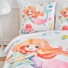 WUMIUER Mermaid Bed Linen 135 x 200 cm Set 2-Piece