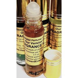 Hayward Enterprises Brand Perfume Oil Compatible to PURE HONEY for women, Fragrance Rendition, Eau de Parfum, 1/3 oz. (10ml) Glass Roll on