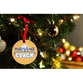 Mystic Sloth Volleyball-Familie, doppelseitige Ornamente (Coach)