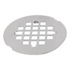 Westbrass D206P-26 2" No-Caulk PVC Compression Shower Drain with 4-1/4"