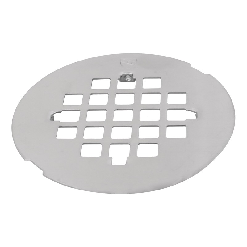 Westbrass D206P-26 2" No-Caulk PVC Compression Shower Drain with 4-1/4"