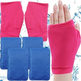 Hot and Cold Hand Therapy Gloves and Carpal Tunnel (Pink)