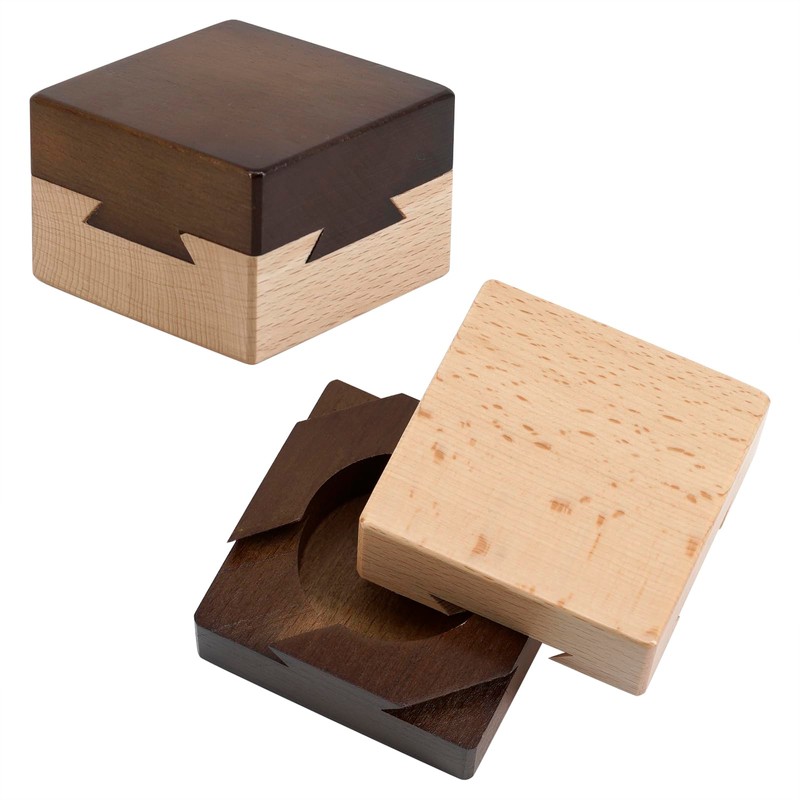 Wooden Magic Secret Puzzle Box Present Brain Teaser Lock Box