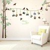 DaraBaby Vinil Decorativo Sala Habitación Árbol Porta Retratos Aves