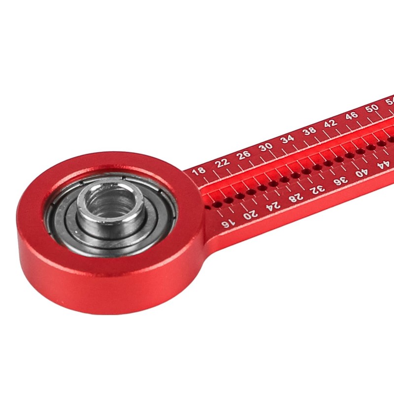 Tiardey Mini Drawing Compass Ruler And Woodworking Ruler With Circular