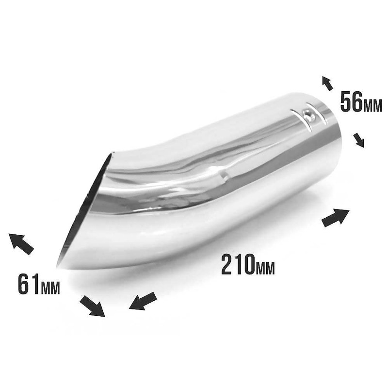 Exhaust Trim Tailpipe Universal Silencer Tailpipe Trims Sport Sport Exhaust