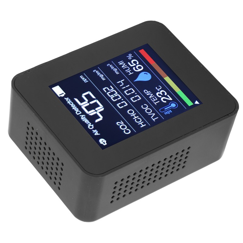 5 in 1 Air Quality Detector Portable Indoor Tester CO2