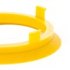 LST 4 x yellow centring rings for alloy wheels, wheel
