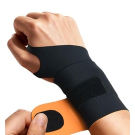 HiRui - Muñequera elástica ultrafina, correas de compresión para muñeca para túnel carpiano, artritis, tendinitis, esguinces, dolor de muñeca, entrena