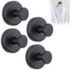 TOMVAES 4 PCS Stainless Steel Suction Cup Hooks for Bathroom