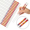 "Halten lenbenslang" Ceramic Chopsticks (10 Pairs) - Red Dragon Design