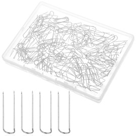 LIQWEI 200Pcs U Pins for Crafts, Floral Pins, Pin for Quilting Sewing Double Blocking Fabric Pining, Floral Pin Foam for DIY Sewing Jewelry Craft Making Holiday Arrangements