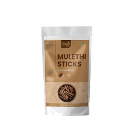 Organic Spree Licorice - Mulethi Sticks - 5.3oz (150gm) | Pure and Natural Yashtimadhu - Jethimadh Liquourice Stick - 150gm