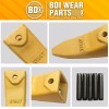 BDI Wear Parts X156T Hensley Style Tiger Rock Bucket Digging