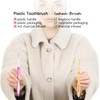 Isshah Biodegradable Eco-Friendly Natural Bamboo Charcoal Toothbrushes, FSC Certified and