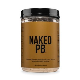 Naked 1.5 LB Powdered Peanut Butter from US Farms – Bulk, Only 1 Ingredient - Roasted Peanuts, Vegan, No Additives, Preservative Free, No Salt, No Sug