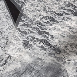 6 Sheets Summer Nail Art Stickers White Transparent Sea Wave Nail Decals Extra Thin 3D Self Adhesive Nails Designs Sticker Summer Sea Beach Theme Nails Supplies for Women Manicure Decor