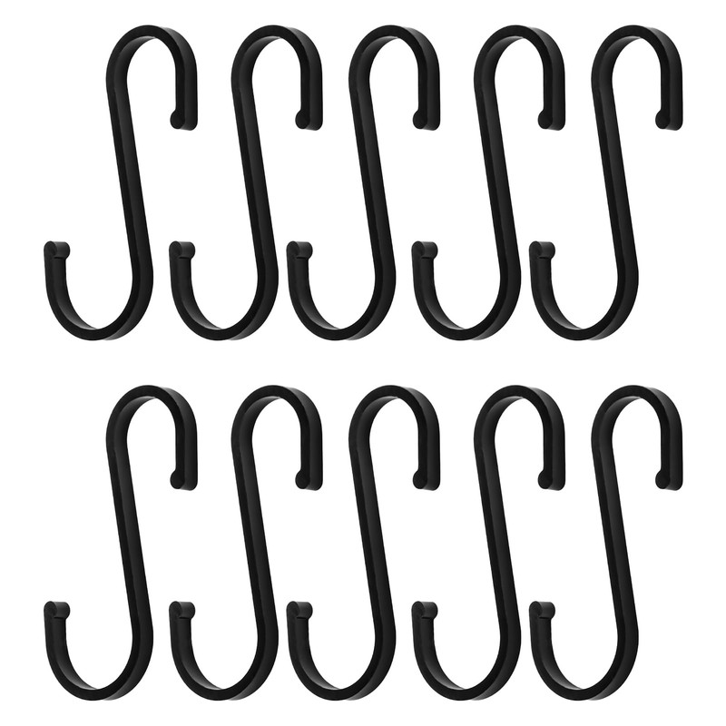 QTMMC 10 Pack S Shaped Hooks Anti-Rust Heavy Duty S