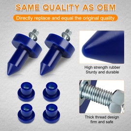 JDMON Hood Pins Prop Poly Hood Bushing Kit Replacement for Kenworth T2000 T600 W900 T800 T600, Replace 924-5410 K179-528 K179D450 K066-218