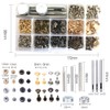 183Pcs Leather kit,Leathercraft Working Tool Kit with Saddle Making Tools
