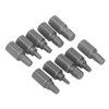 10Pcs Damaged Screw Extractor Hex Bolt Stud Remover Removal Tool