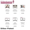 silberkanne Tuscany 2x 10 x 15 cm Photos Premium Silver