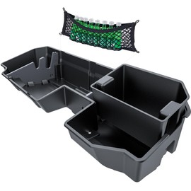 WHALEMOTOR Underseat Storage Compatible with Chevy Silverado/GMC Sierra 1500(2019-2024)&2500 3500 HD(2020-2024) Crew/Double Cab, Upgraded Rear Under Seat Organizer Cargo Box (Exclu. 2019 1500 Ld/Lt)