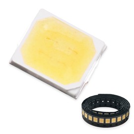 LEDGUHON 100Pcs 0.5W White 3528 SMD Led Chip Emitting Diode Full Spectrum Ra90 High Intensity Bright Lighting for Supplemental Lighting(Surface Mount PLCC 3.5mmx2.8mm/150mA/White 4000K/DC 2.0-2.4V)