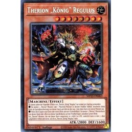 MP23-DE063 - Therion "King" Regulus - Secret Rare - German - 1st Edition - 25th Anniversary Tin: Dueling Heroes Mega Pack Single Cards - with MZTCG Shipping Protection - Yugioh