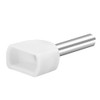 Heschen Twin Wire-end Ferrules, TE0508, AWG 22 * 2/0.5 mm²*2,