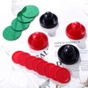 TOYMYTOY Airhockey Pushers Pucks Set, 4 Pushers + 4 Lints