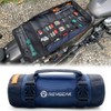 Tool Roll Organizer with Stand-up Baffle,1680D PVC Motorcycle Tool Roll