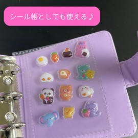 Trading Card File Sticker Album Fan Activity Storage Case Binder Card Holder Refill 10-Sheet Set (Pink, 23×17)