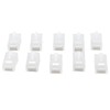 100Pcs Network Crystal Heads Gold Plated Strong Toughness Cable Connectors