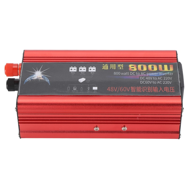 800W Solar Car Power Inverter DC48V 60V To AC220V Power