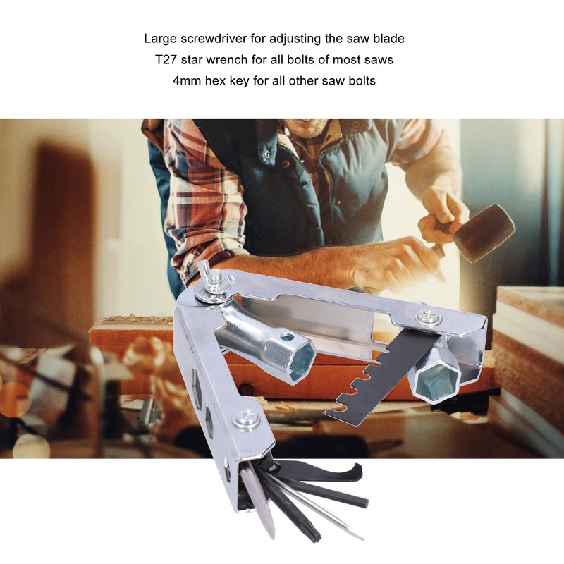 Chainsaw Multi‑Tool Combination Kit Hand Operated Tools 705‑580 Foldaway Pocket