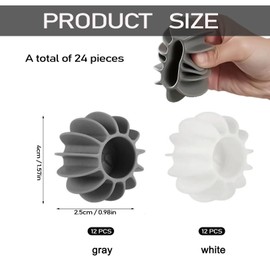 PMELCXD Pet Hair Removal Washing Machine, pet Hair Catcher in Washing Machine, Used to Dissolve Fur, Clothing, Bedding, 24 Pieces