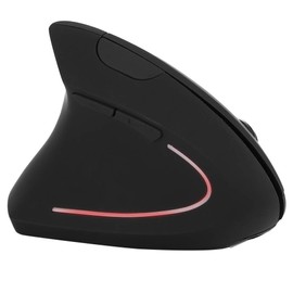 HEITIGN Ratón Vertical Inalámbrico Óptico para Zurdos Negro 2000dpi USB